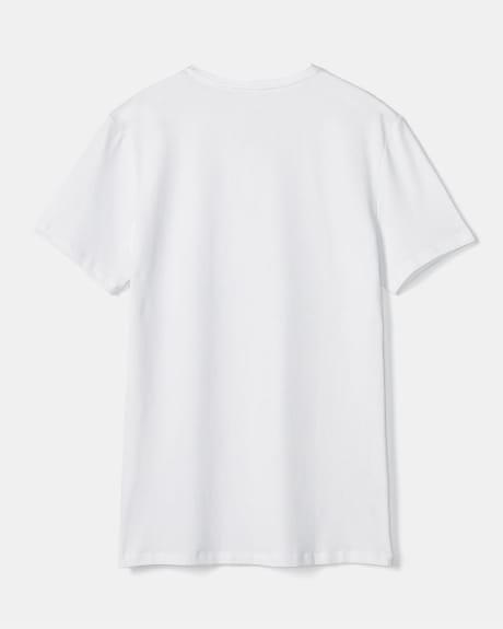 T-Shirt à Col V en Coton Supima (R) - Ensemble de 2