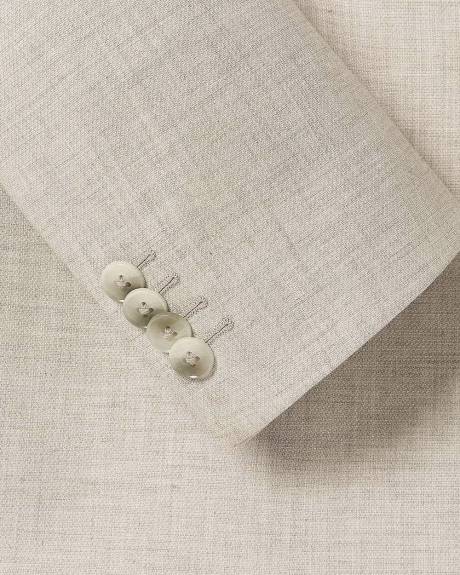 Slim-Fit Stone Suit Blazer