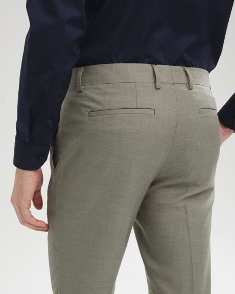 Pantalon de Complet Coupe Ajustée Vert Pâle