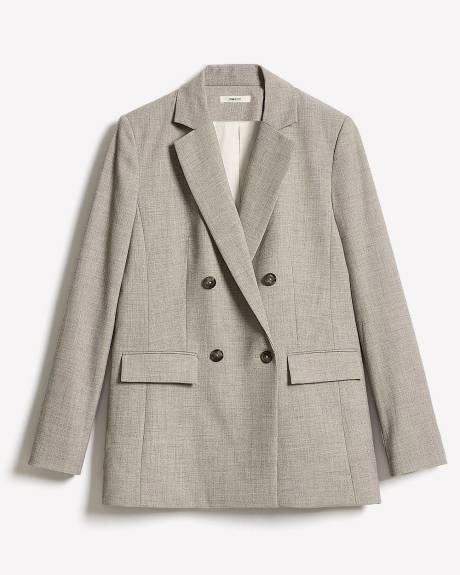 Relaxed-Fit Double-Breasted Blazer