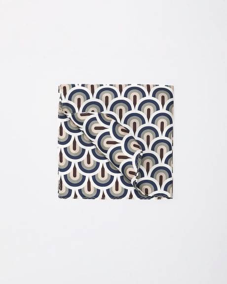 Handkerchief with Geometric Pattern