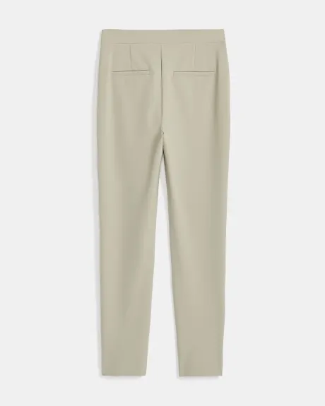 Pantalon Taille Haute à Jambe Étroite Longueur Cheville
