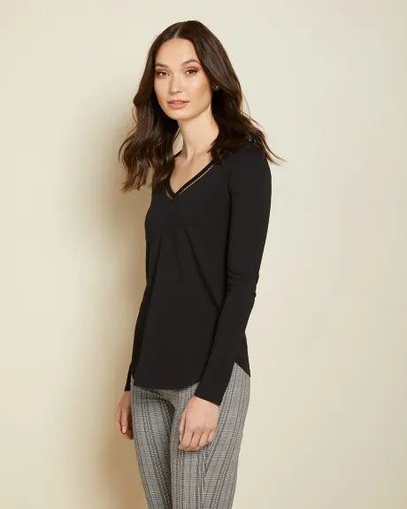 C&G Cotton and Modal Long sleeve t-shirt