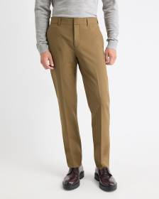 Slim-Fit Wool Suit Pant