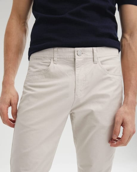 Slim Fit 5-Pocket Cotton Pant - 30"