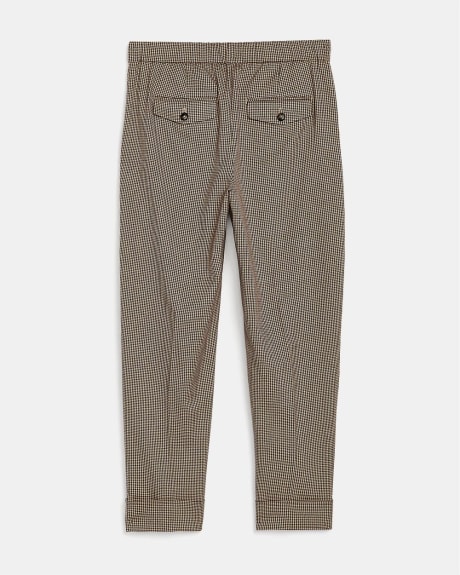 Houndstooth Jogger Ankle Pant - 26.5"