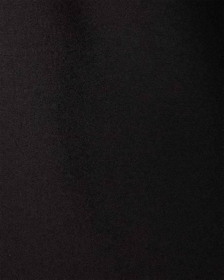 Ultra-High-Rise Twill Midi Skirt