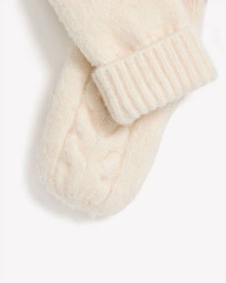 Mitaines en Mailles Torsadées