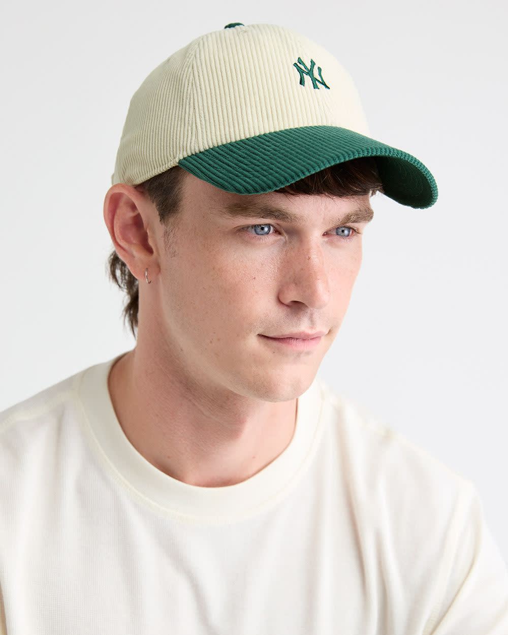 Two-Tone Corduroy '47 Clean Up Cap - NY Yankees