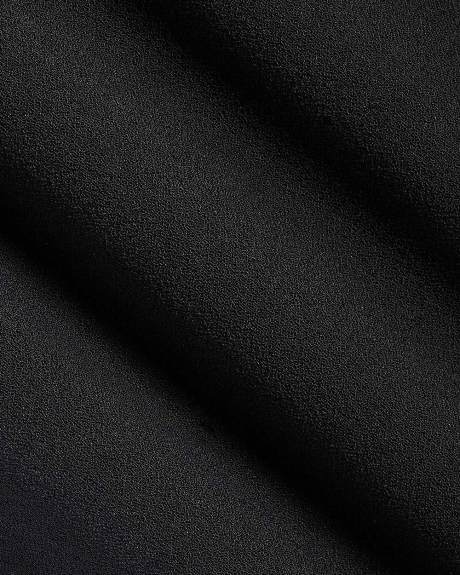 Crepe Mini Wrap Skirt