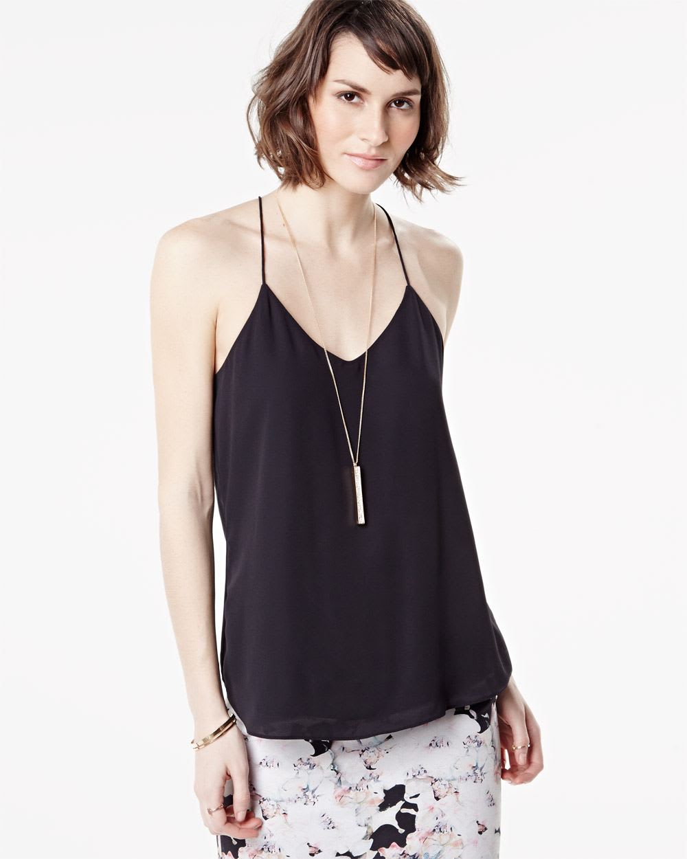 Flowy vneck cami top basic colours RW&CO.