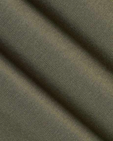 Robe Midi Sans Manches à Col Rond