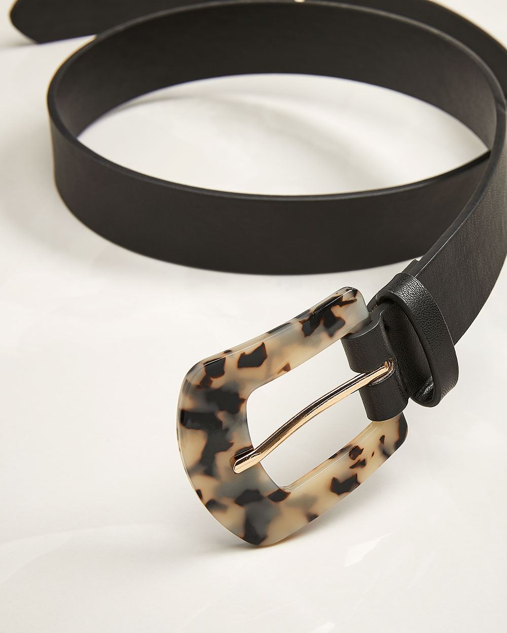 tortoise shell belt buckle