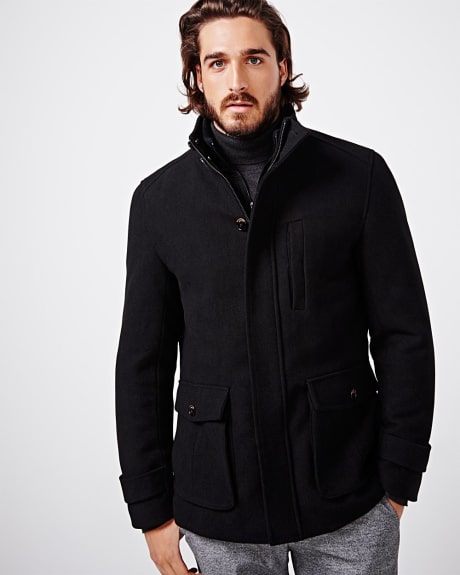Essential wool-blend jacket | RW&CO.