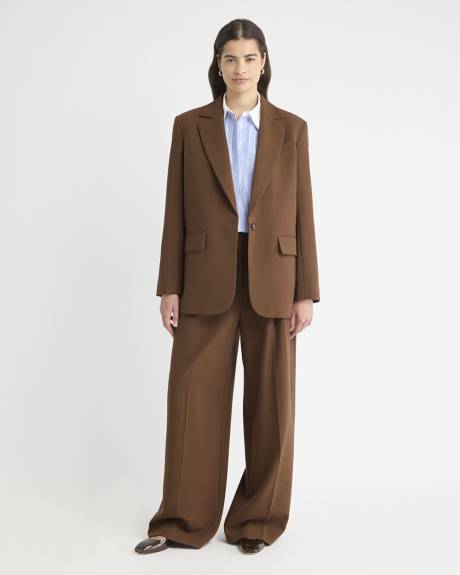 Veston Ample à Boutonnage Simple