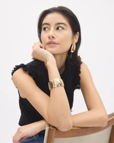 Bracelet &Eacute;lastique Dor&eacute;