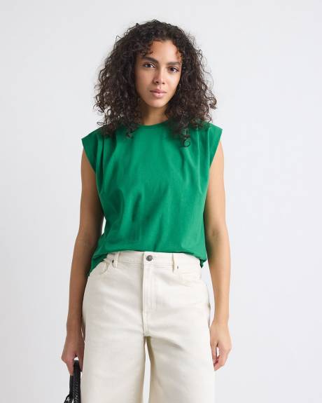 Camisole Classique &agrave; Col Rond