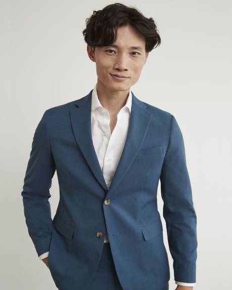 Slim Fit Teal Suit Blazer