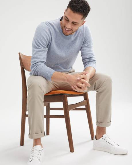 Slim Fit Slash Pocket Chino Pant - 34''