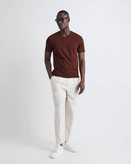 Solid Supima (R) Cotton V-Neck T-Shirt