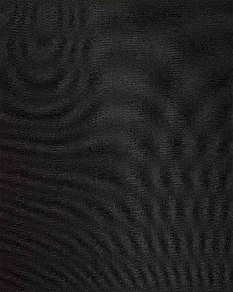 Mini-Jupe Indispensable Noire à Coupe Droite