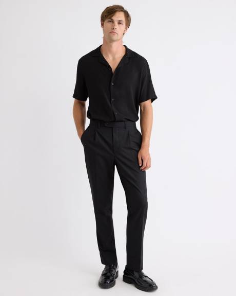 Chemise à Manches Courtes avec Col Camp