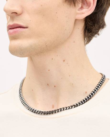 Chaîne Plate en Nickel Noir