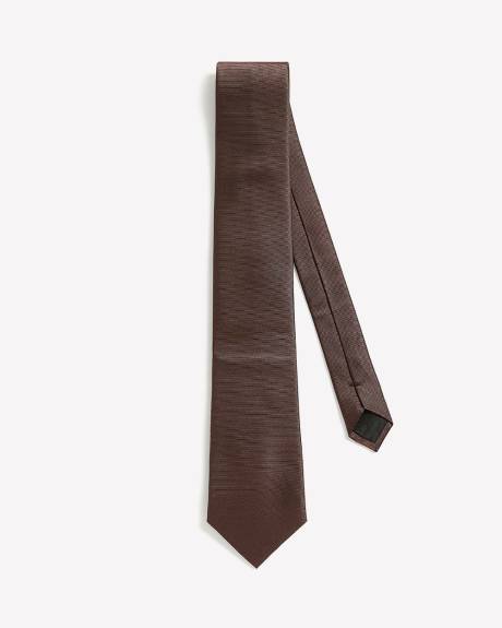Solid Saffron Regular Tie