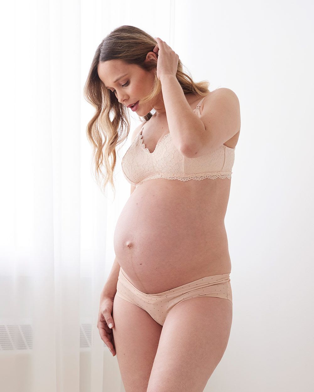 Lace Nursing Bralette - Thyme Maternity