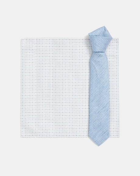 Matching Tie and Pocket Square Gift Set