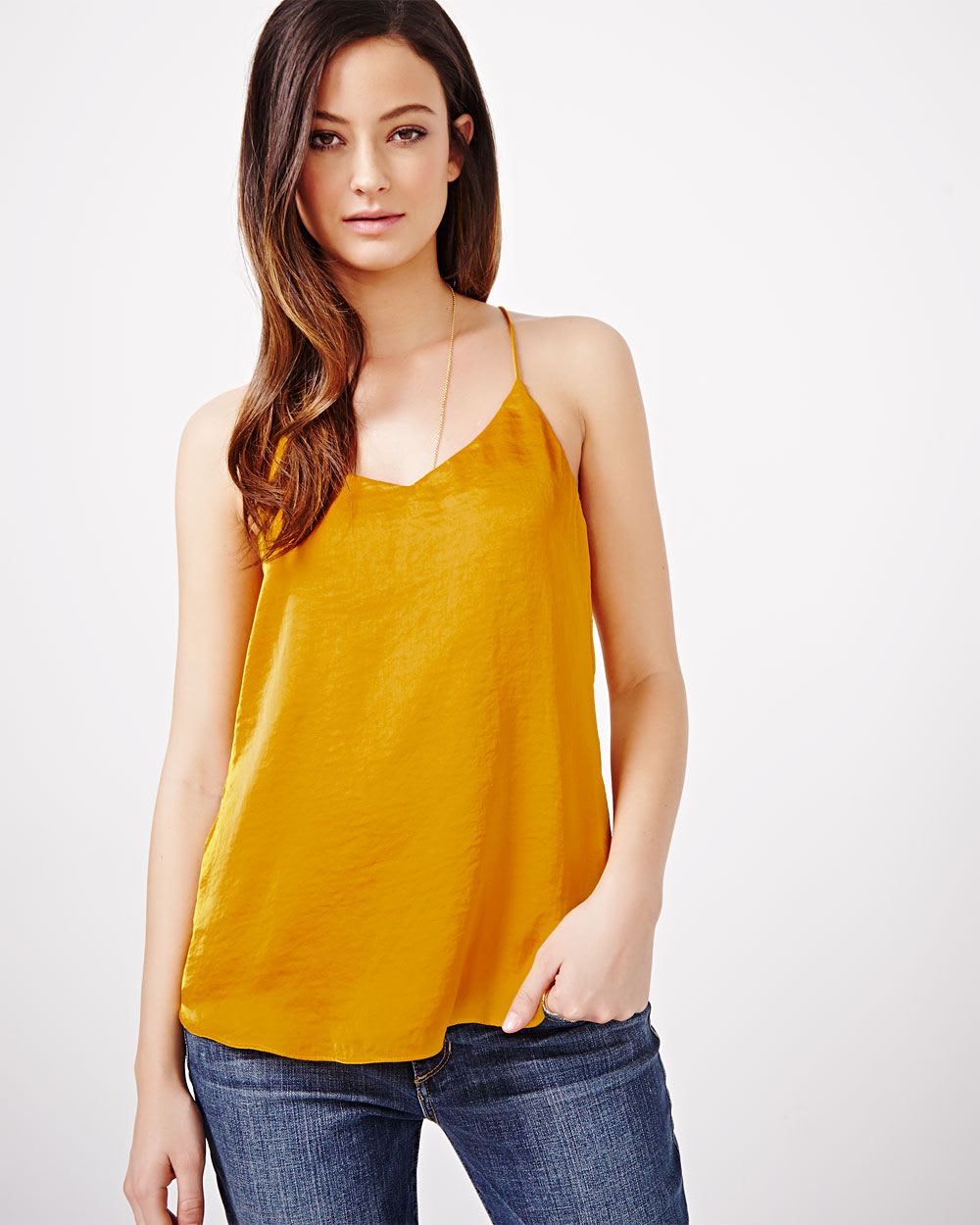 Solid Cami Blouse | RW&CO.