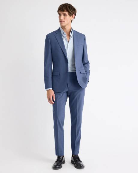 Slim-Fit Blue Wool-Blend Suit Pant