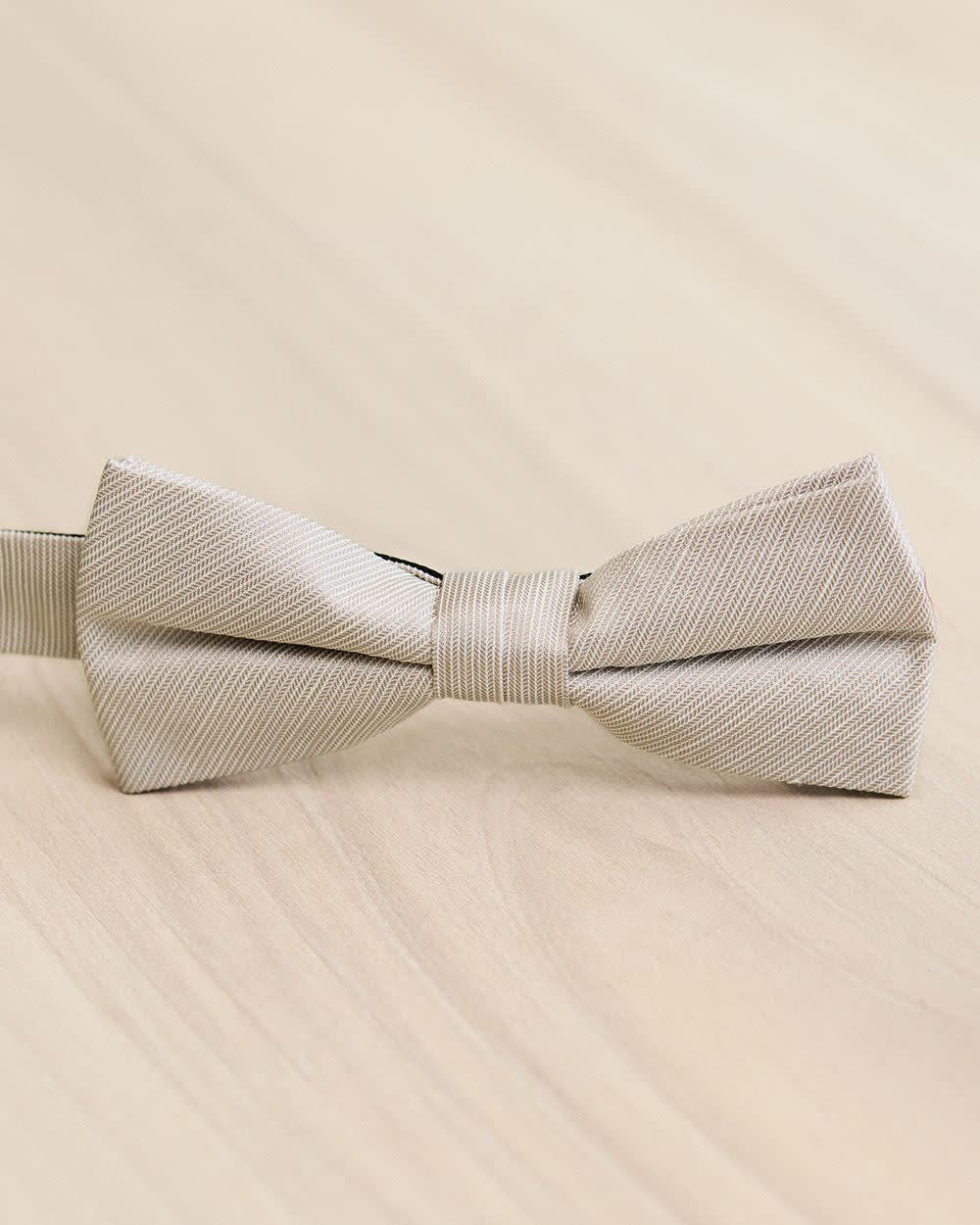 Linen-Blend Bow Tie