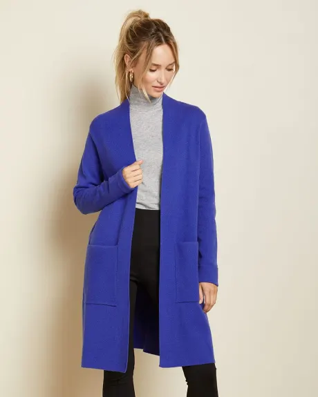 Open-front sweater coat