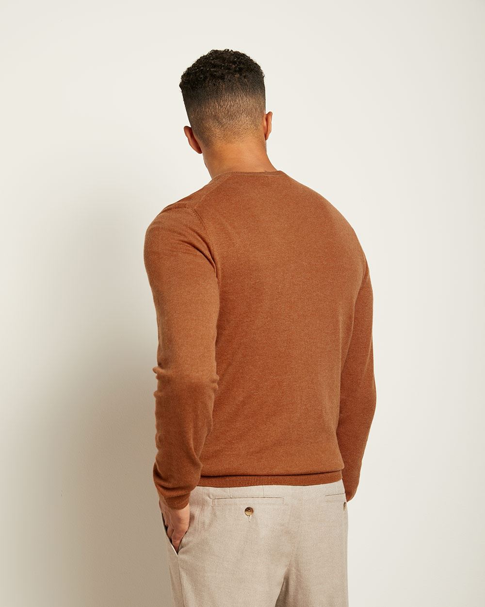 Rib-trimmed Crew-neck Sweater