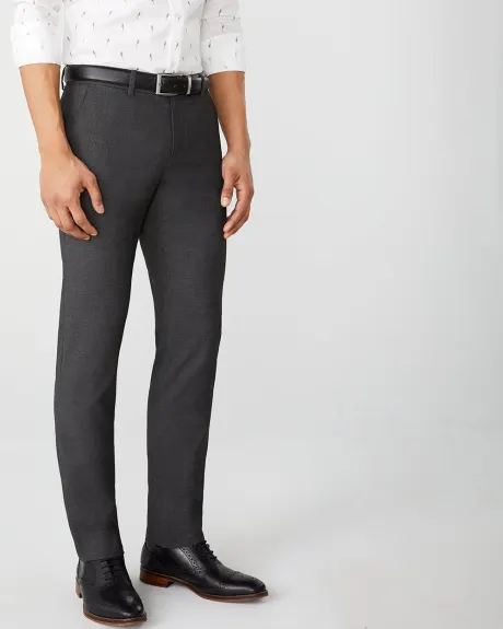 Tailored Fit Dark Heather Grey City Pant - 30''