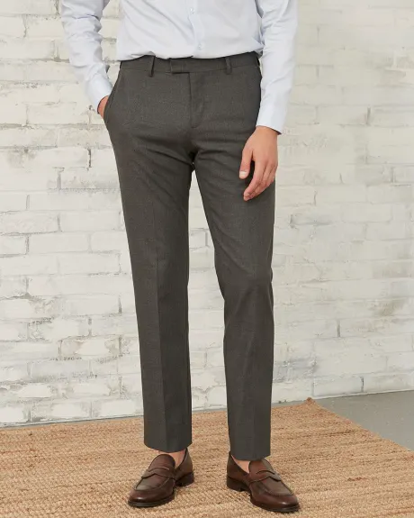 MotionFlexx (R) Tailored Fit Dark Grey Suit Pant