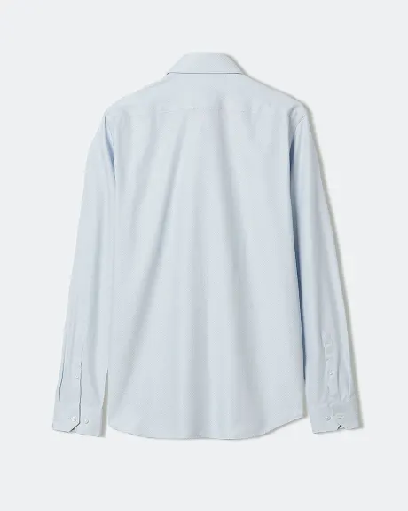 Tailored Fit Two-Tone Dobby Dress Shirt