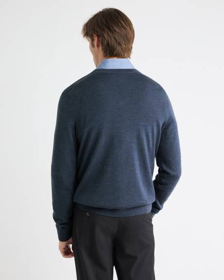 Merino Wool Crew Neck Sweater