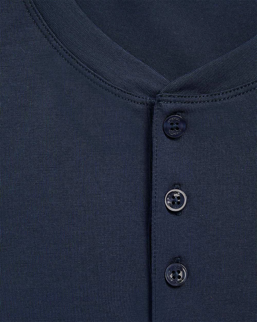 Supima Cotton (R) Henley Short Sleeve T-Shirt