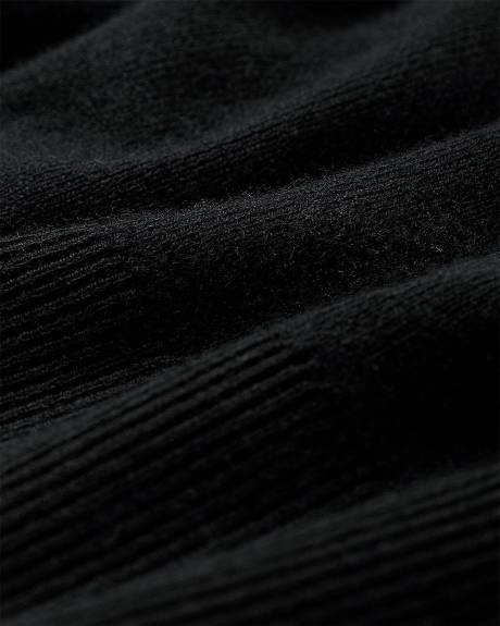 Long Buttoned-Down Sweater Vest