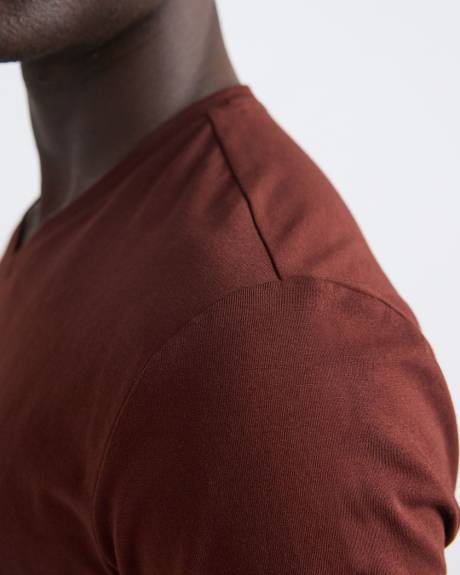Solid Supima (R) Cotton V-Neck T-Shirt