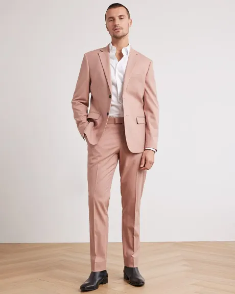 Slim-Fit Pink Suit Pant