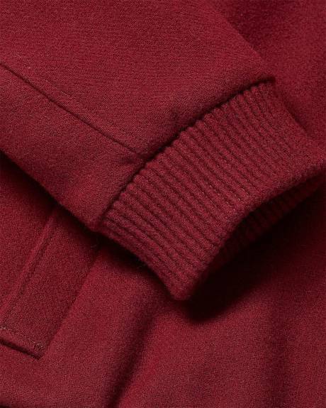 Veste Aviateur en Mélange de Laine