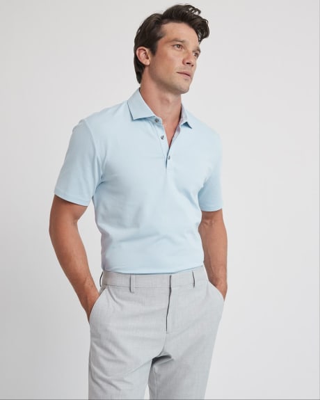 Short-Sleeve Supima (R) Cotton Polo