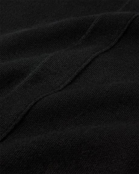 High-Rise Straight Sweater Midi Skirt