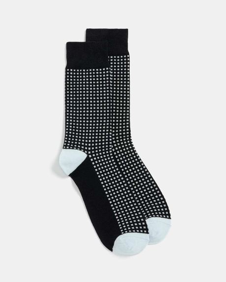 Micro Square Dress Socks
