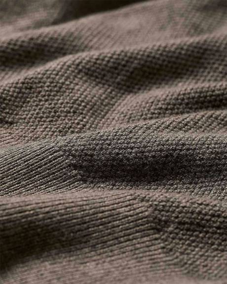 Long-Sleeve Crew-Neck Sweater