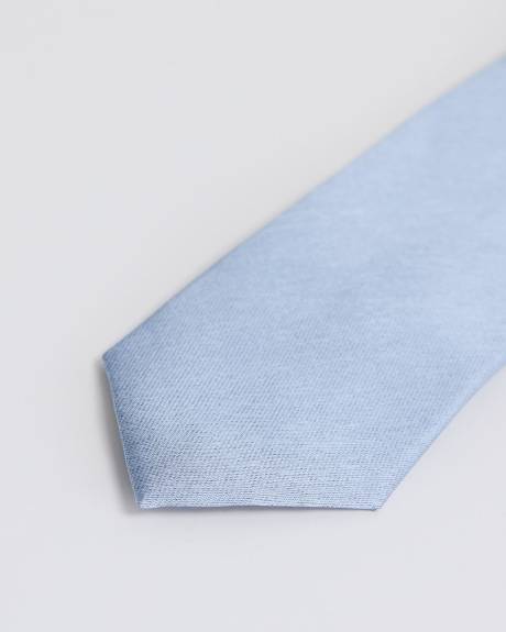 Cravate Unie au Fini Scintillant