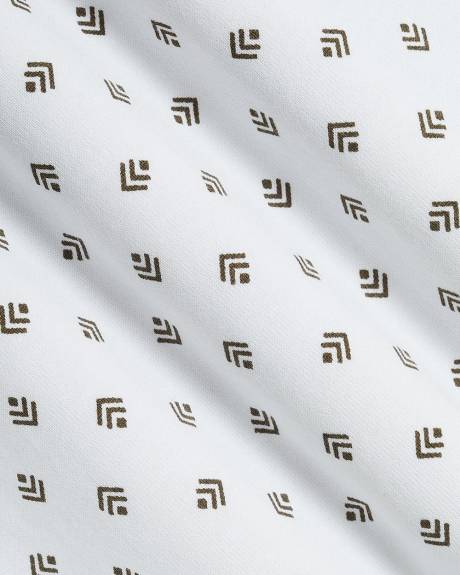 Chemise en Jersey &agrave; Coupe &Eacute;troite &agrave; Manches Courtes